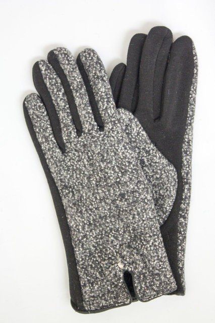 8,5 - Комбіновані стрейчеві жіночі рукавички Shust Gloves купити недорого в Ти Купи