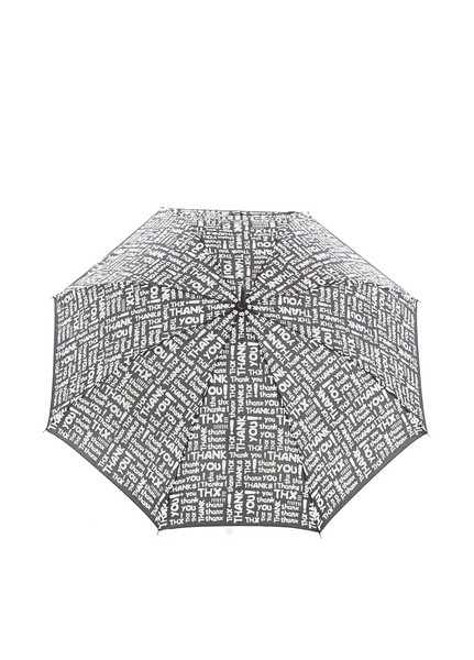 Женский зонт-трость Baldinini Черный в буквах (610) купить недорого в Ты Купи