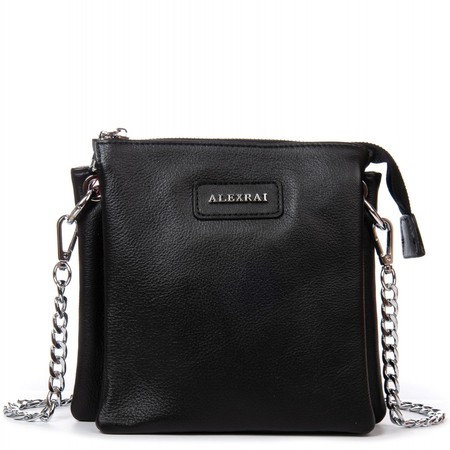 Жіноча шкіряна сумка класична ALEX RAI 97006 black купити недорого в Ти Купи