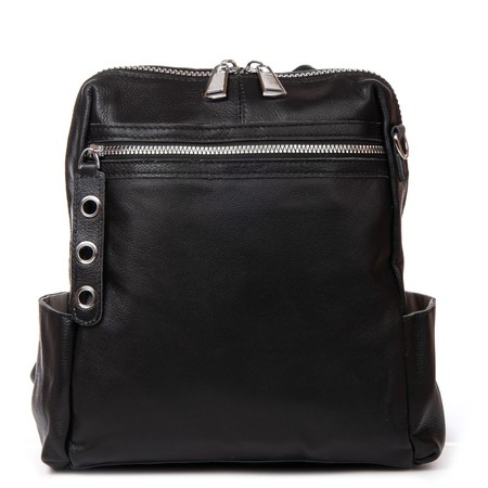 Женская кожаный рюкзак ALEX RAI 8781-9 black купить недорого в Ты Купи