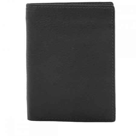Шкіряний чоловічий гаманець Smith and Canova 92402 Romano (Black) купити недорого в Ти Купи