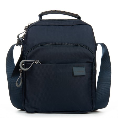 Мужская тканевая сумка через плечо Lanpad 63001 blue купить недорого в Ты Купи