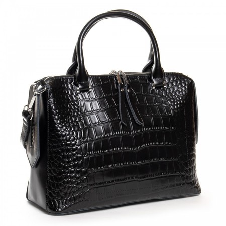 Женская кожаная сумка классическая ALEX RAI 03-09 20-8542 black купить недорого в Ты Купи