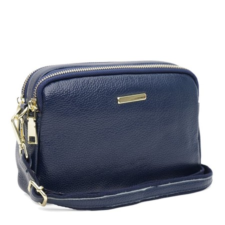 Женская кожаная сумка Borsa Leather K11906n-blue купить недорого в Ты Купи
