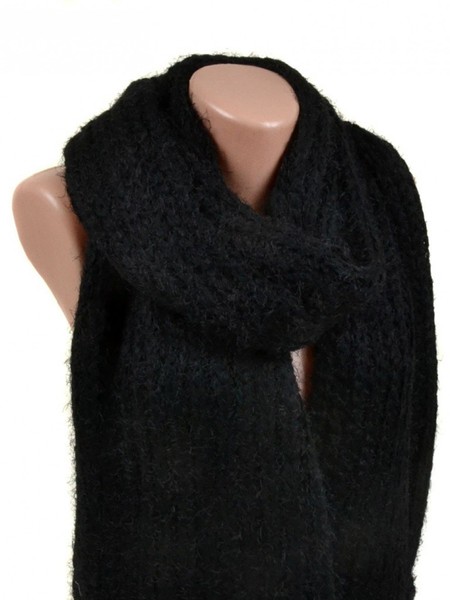 Женский шарф M0413 black купить недорого в Ты Купи