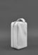 Жіноча шкіряна косметична сумка 6.0 Білий флотар BN-CB-6-White
