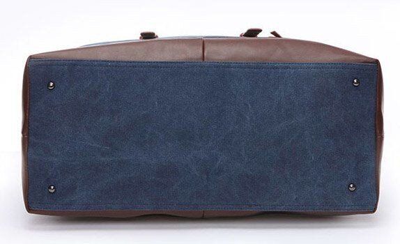 Дорожная синяя текстильная сумка Vintage 20084 купить недорого в Ты Купи