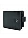 Чоловічий шкіряний гаманець Weatro 11,5 х 9,5 х 3 см Чорний wtro-161-4ND, Чорний