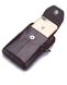 Шкіряна коричнева сумка на поясі для смартфона Bull T1398
