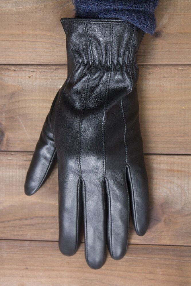 Жіночі сенсорні шкіряні рукавички Shust Gloves 941s3 купити недорого в Ти Купи