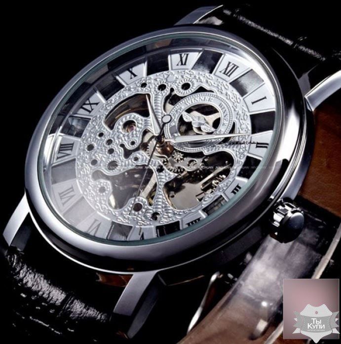 Женские часы скелетон Winner Silver II (1115) купить недорого в Ты Купи