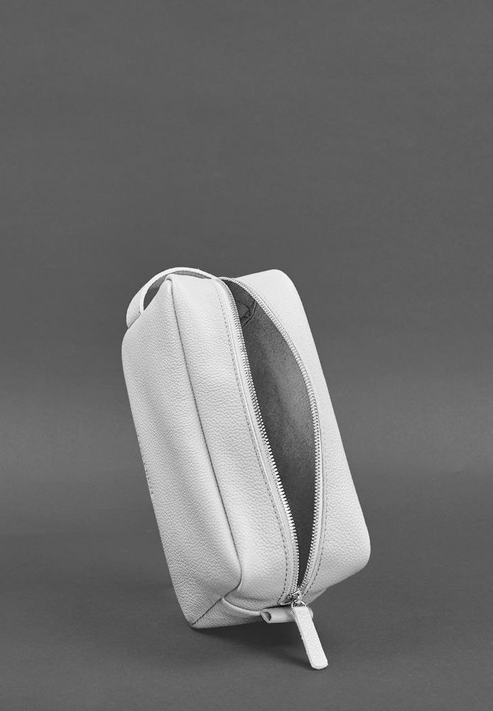 Жіноча шкіряна косметична сумка 6.0 Білий флотар BN-CB-6-White купити недорого в Ти Купи