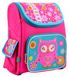Школьный каркасный рюкзак 1 Вересня 28х35х14 см 14 л для девочек H-17 Owl (555100)