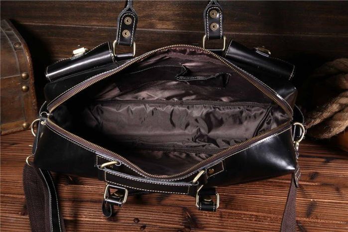 Мужская кожаная темно- сумка Bexhill bx7028a Темно-коричневый купить недорого в Ты Купи