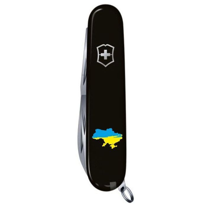 Складной нож Victorinox HUNTSMAN UKRAINE Карта Украины сине-желт. 1.3713.3_T1166u купить недорого в Ты Купи