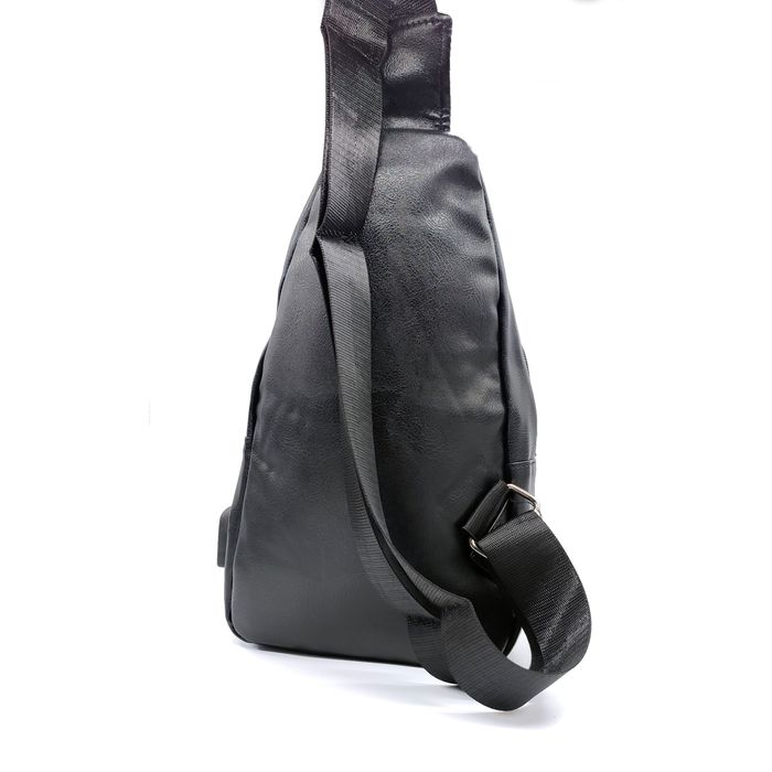 Чоловіча чорна сумка слінг FM-5050-2 bl купити недорого в Ти Купи