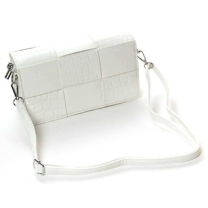 Жіноча сумочка зі шкірозамінника FASHION 22 8902 white купити недорого в Ти Купи