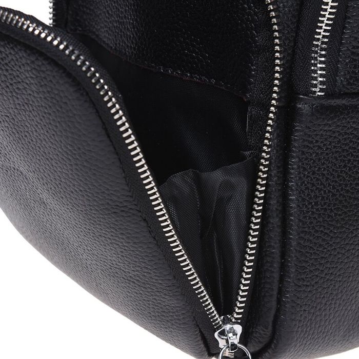 Шкіряний чоловічий рюкзак Borsa Leather K15058-black купити недорого в Ти Купи