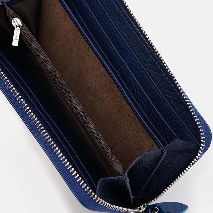 Женский кожаный кошелек Ricco Grande K1AE38n-navy купить недорого в Ты Купи