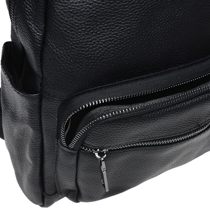 Шкіряний жіночий рюкзак Keizer K110086-black купити недорого в Ти Купи