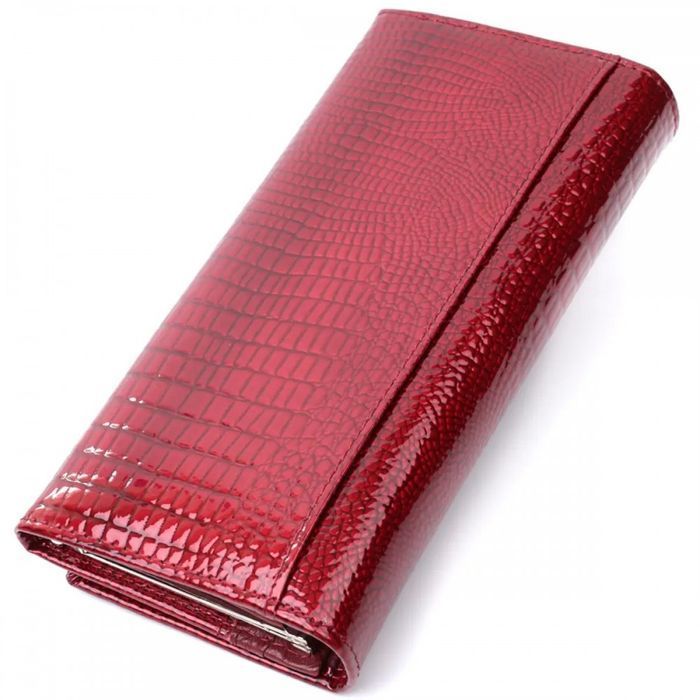Жіночий лаковий шкіряний гаманець ST Leather 22680 купити недорого в Ти Купи