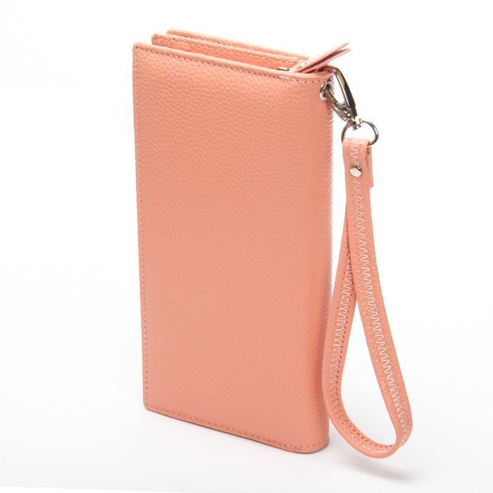 Шкіряний жіночий гаманець Classik DR. BOND WMB-2M pink purple купити недорого в Ти Купи