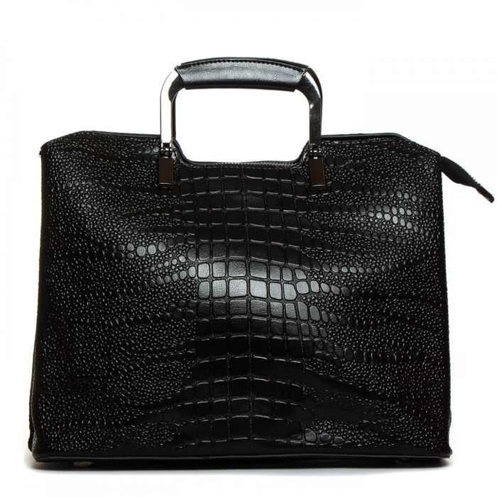 Жіноча чорна шкіряна сумка ALEX RAI 1540-1 black купити недорого в Ти Купи