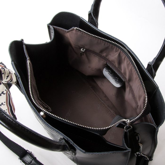 Женская кожаная сумка классическая ALEX RAI 46-9382 black купить недорого в Ты Купи