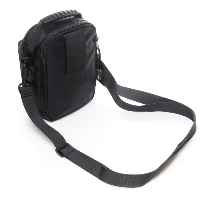 Мужская сумка через плечо и на пояс Lanpad 53230 black купить недорого в Ты Купи