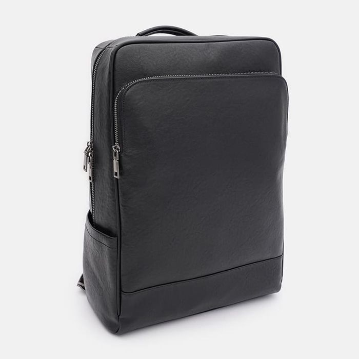 Мужской кожаный рюкзак Ricco Grande K16616bl-black купить недорого в Ты Купи