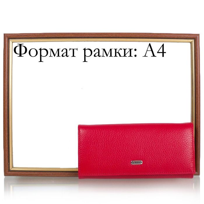 Женский кожаный красный кошелек CANPELLINI SHI2036-172 купить недорого в Ты Купи
