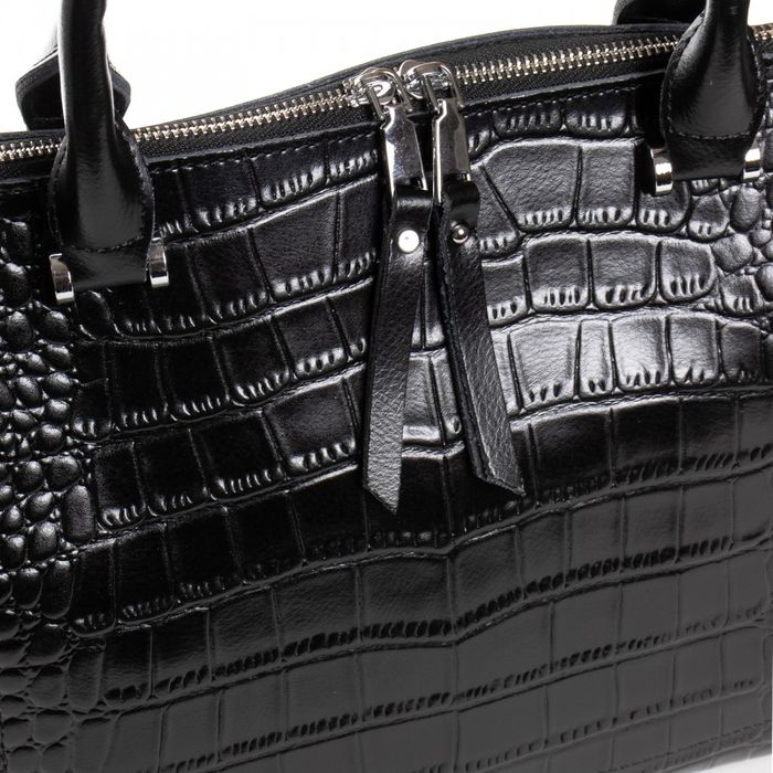 Женская кожаная сумка классическая ALEX RAI 03-09 20-8542 black купить недорого в Ты Купи