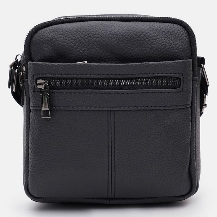 Чоловіча шкіряна сумка Keizer K18015bl-black купити недорого в Ти Купи