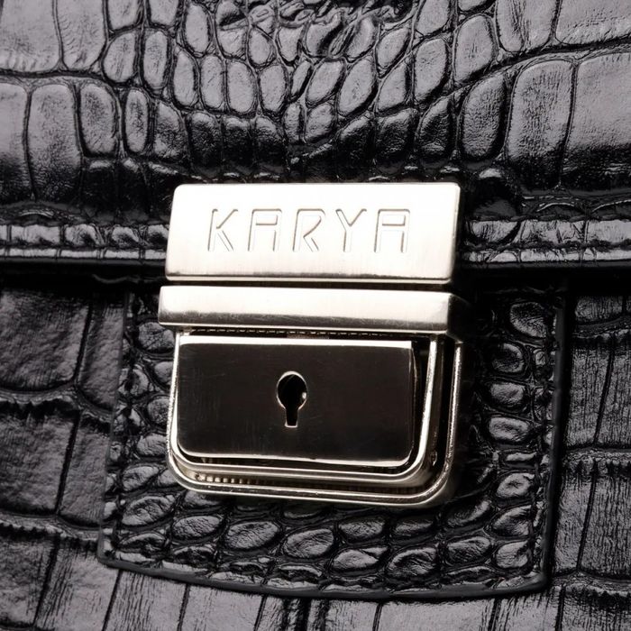 Шкіряна сумка-портфель KARYA 20939 купити недорого в Ти Купи