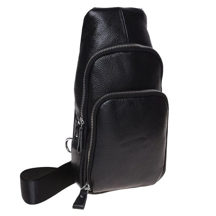 Мужской кожаный рюкзак Borsa Leather K15058-black купить недорого в Ты Купи