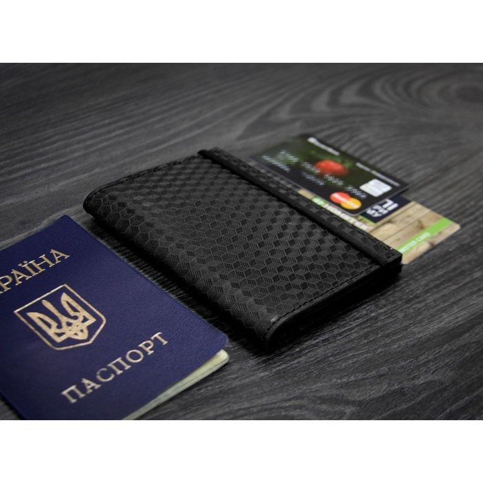 Обкладинка для паспорта зі шкіри ручної роботи BlankNote 2.0 Графіт купити недорого в Ти Купи