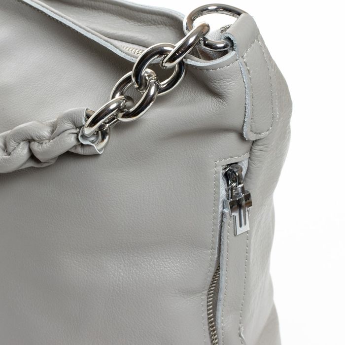 Жіноча шкіряна сумка ALEX RAI 07-03 8798-9 light-grey купити недорого в Ти Купи