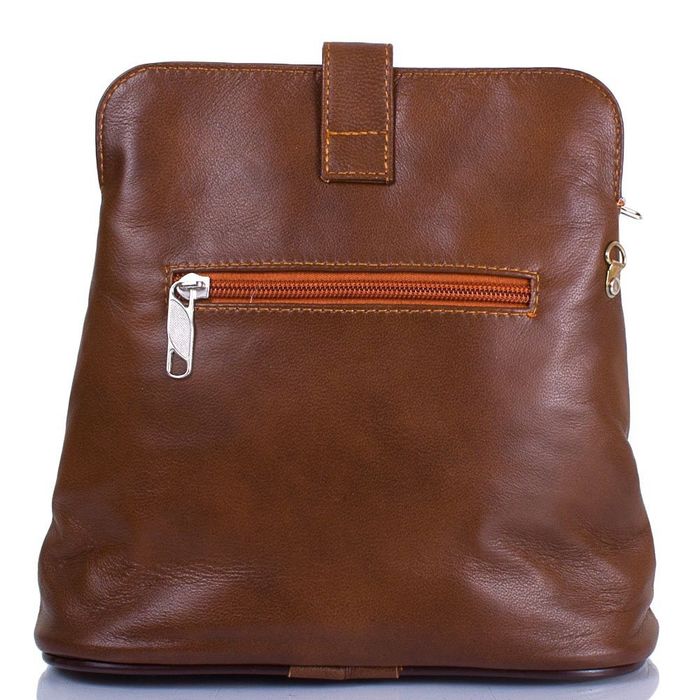 Женская кожаная коричневая сумка TUNONA SK2417-24 купить недорого в Ты Купи