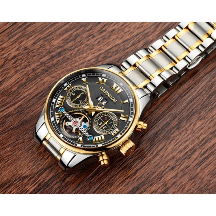 Мужские механические наручные часы Carnival Sappfire (8703) купить недорого в Ты Купи