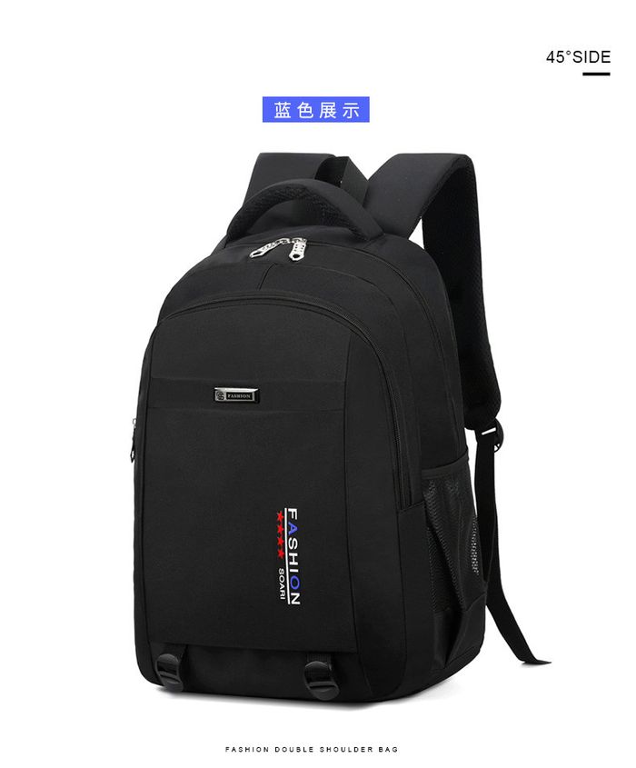 Черный городской рюкзак 990-1 +синий купить недорого в Ты Купи
