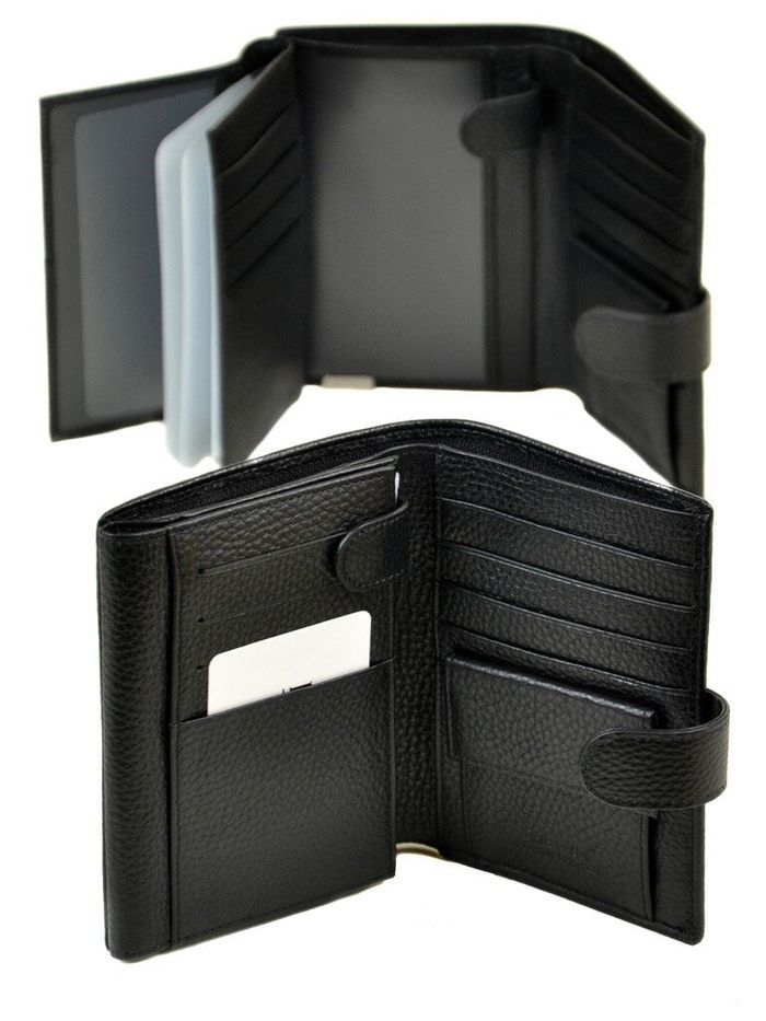 Шкіряний чоловічий гаманець Classic Bretton M5406 black купити недорого в Ти Купи