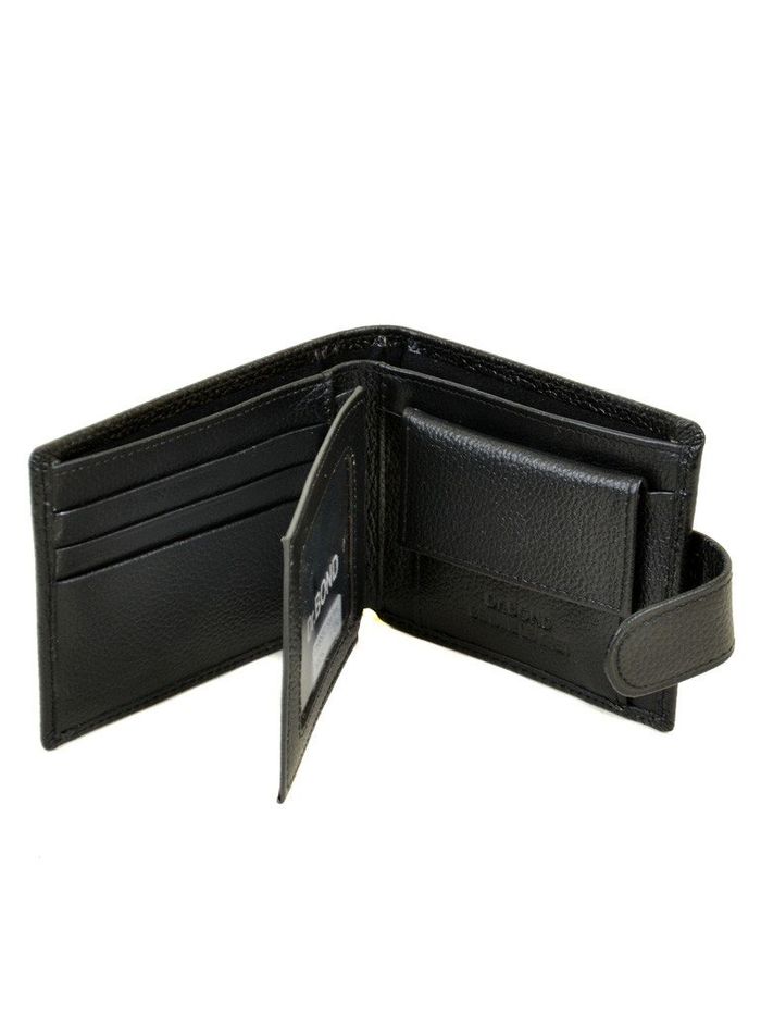 Чоловічий шкіряний гаманець Classik dr.Bond MS-16 black купити недорого в Ти Купи