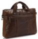 Мужская кожаная коричневая сумка с отделом для нэтбука Vintage 14059 Коричневый