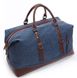 Дорожня синя текстильна сумка Vintage 20084