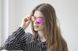 Сонцезахисні полікарбонатні окуляри жіночі фіолетові