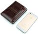 Чоловічий шкіряний гаманець Vintage 14373 Темно-коричневий