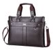 Мужская темно-коричневая деловая сумка Polo 6606-4