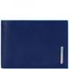 Синее кожаное мужское портмоне Piquadro Blue Square (PU1392B2_BLU3)