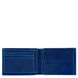 Синє шкіряне чоловіче портмоне Piquadro Blue Square (PU1392B2_BLU3)