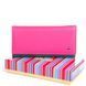 Шкіряний жіночий гаманець Rainbow DR. BOND WRS-501-2 plum-red